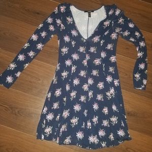 🚨FINAL SALE🚨 Forever21 Blue Floral Dress